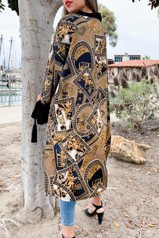 Multi Classy Printed Kimono