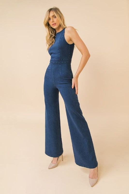 Venetian Demin Jumpsuit