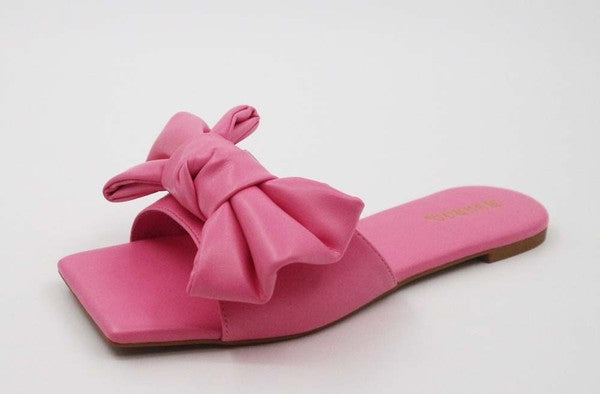 Venice Bow Pink Sandals