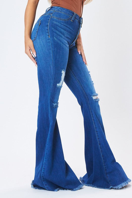 Distressed Bell Bottoms