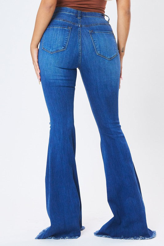 Distressed Bell Bottoms